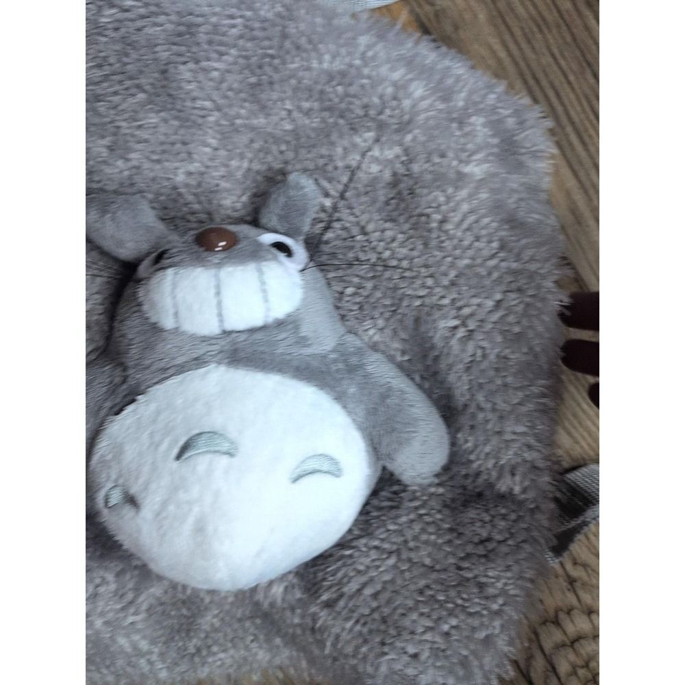 My Neighbor Totoro Mini Totoro Plush Backpack Gray Y2k Vtg - Picture 5 of 13
